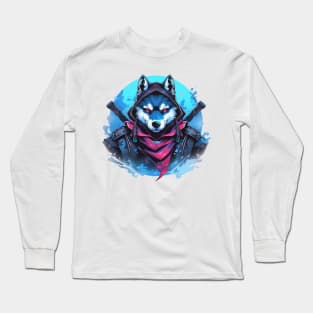 ninja husky Long Sleeve T-Shirt